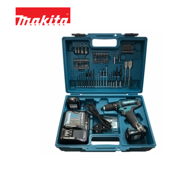MAKITA 牧田 HP333DSAX1 12V 10 mm (3/8") 充電式衝擊電鑽連配件套裝