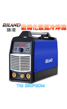 瑞凌RILAND冷焊機TIG-250PGDM數碼脈衝氬弧焊冷焊不銹鋼220V多功能氬弧焊機