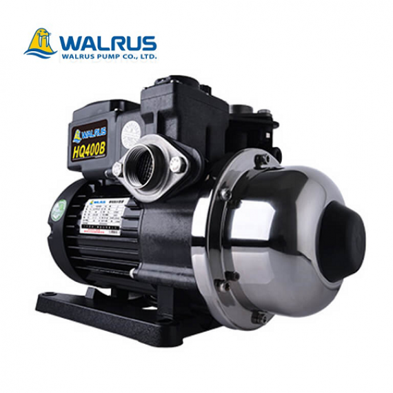 台灣大井"WALRUS"華樂士抗菌HQ400B 1/2HP/ HQ800B 1HP家用全自動超靜音增壓泵 無水斷電雙重保護加壓泵